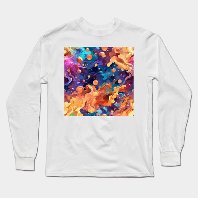 Celestial Dreamscape Long Sleeve T-Shirt by GracePaigePlaza